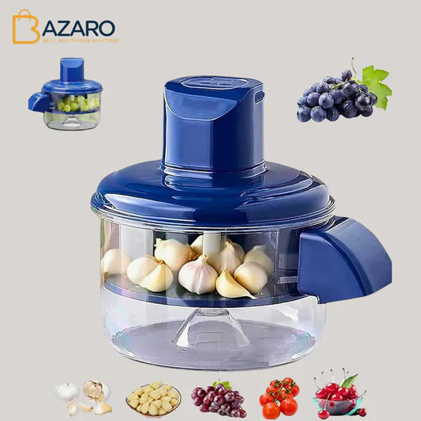 Electric Peeler Machine for Grapes Garlic Cherry & Tomato - Smart Peeling Machine for Home Kitchen
