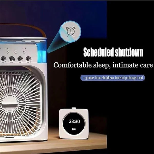 DLC Cooling Fan With Ice | Portable Air Cooler Fan for Home & Office