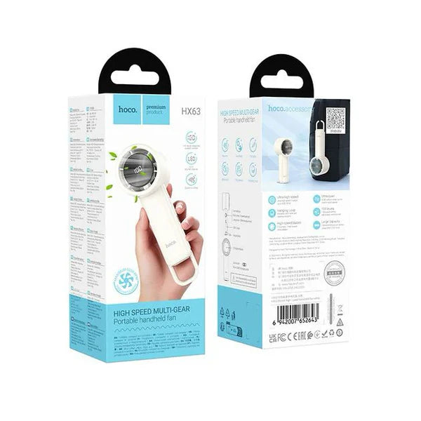 Hoco Portable Handheld Fan | Mini Rechargeable Cooling Fan