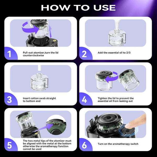 5-in-1 Starlight Fast Car Charger