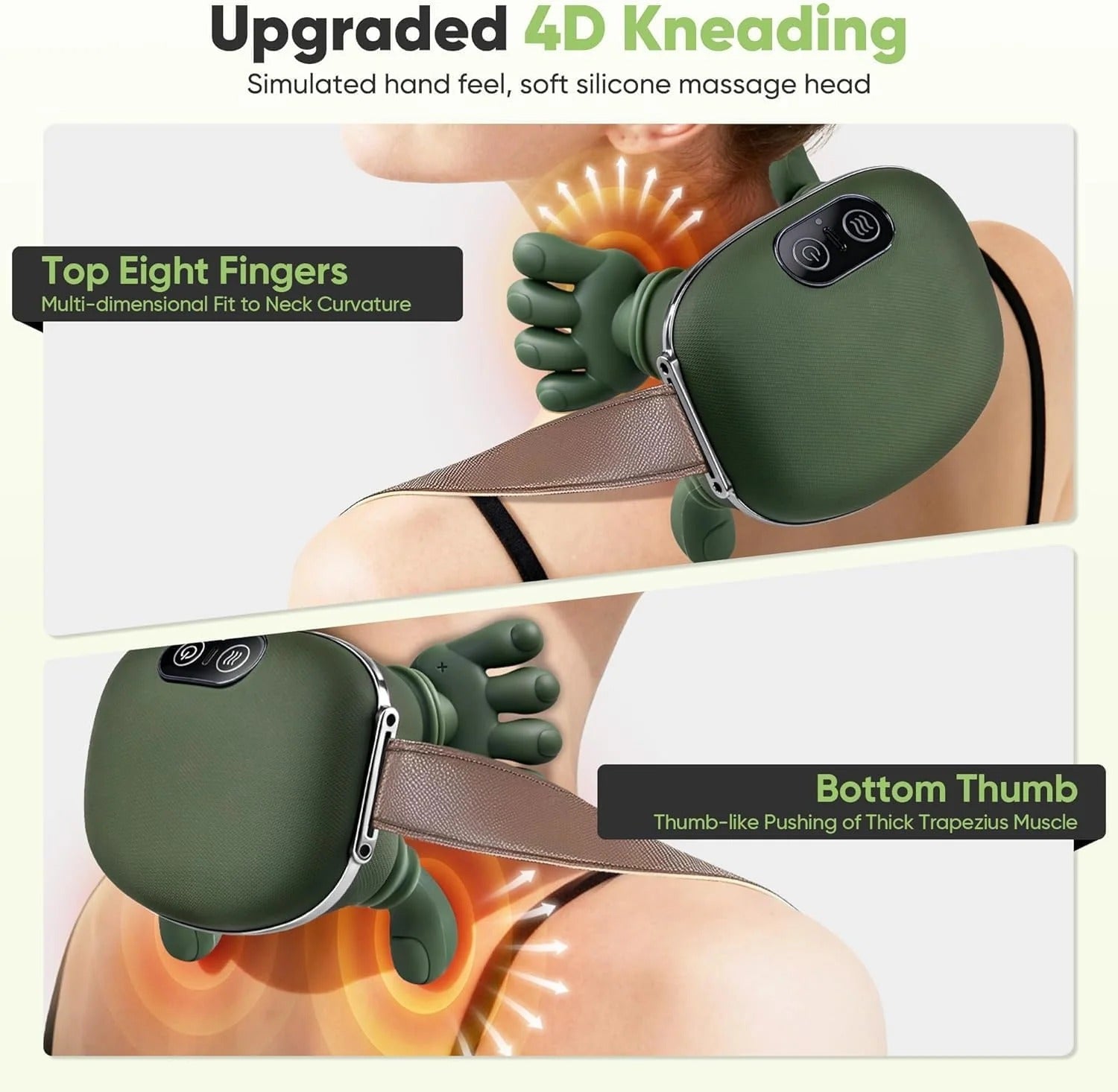 Deep Tissue Neck &amp; Back Massager for Pain Relief