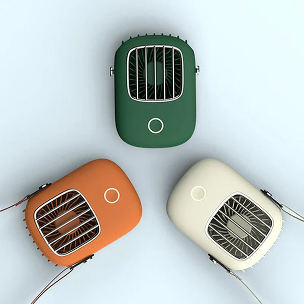 Portable Neck Fan Rechargeable USB Mini Air Cooler