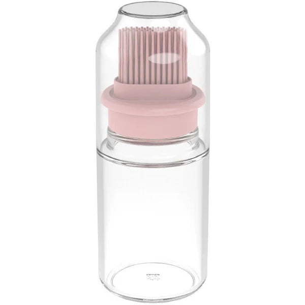 Portable Oil Bottle with Brush Silicone Barbecue Liquid Gadgets High-temperature Kitchen Baking Pastry Barbecue BBQ Tool