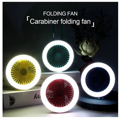 USB Rechargeable Foldable Electric Fan – Compact Air Circulator