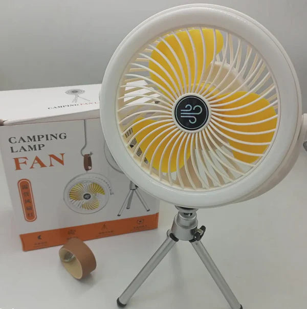 USB Rechargeable Foldable Electric Fan – Compact Air Circulator