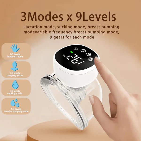 Wearable Electric Breast Pump | Hands-Free Portable Breastfeeding Pump