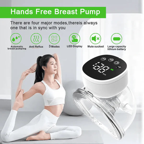 Wearable Electric Breast Pump | Hands-Free Portable Breastfeeding Pump